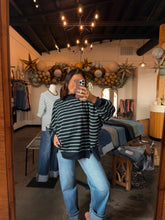 Load image into Gallery viewer, Navy & Sage Sweatshirt