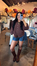 Load image into Gallery viewer, Rust Remi blouse