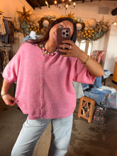 Load image into Gallery viewer, Guava Pink Knit Cardigan