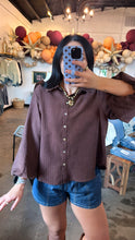 Load image into Gallery viewer, Rust Remi blouse