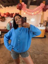 Load image into Gallery viewer, True Blue Cardigan
