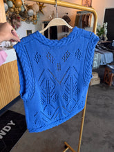 Load image into Gallery viewer, Cobalt Crush Sweater Vest
