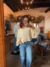 Load image into Gallery viewer, Cream Crochet Cardigan
