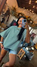 Load image into Gallery viewer, Emerald Striped Tee
