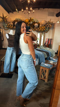 Load image into Gallery viewer, Embellished Barrel Jeans
