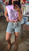 Load image into Gallery viewer, Cool Girl Leopard Denim Shorts
