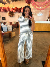 Load image into Gallery viewer, Everyday Navy Striped Set
