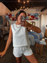Load image into Gallery viewer, On The Go Sweat Short Set - Ash Grey
