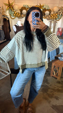 Load image into Gallery viewer, Two Tone Striped Green
