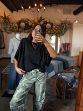 Load image into Gallery viewer, Black Boxy Tee
