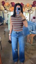 Load image into Gallery viewer, Olivia High Rise Wide Leg - Distressed
