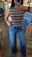Load image into Gallery viewer, Olivia High Rise Wide Leg - Distressed
