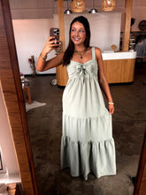 Load image into Gallery viewer, Sage Garden Party Dress
