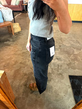 Load image into Gallery viewer, The Signature Wide Leg Denim - Black
