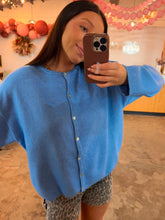 Load image into Gallery viewer, True Blue Cardigan
