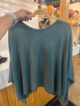 Load image into Gallery viewer, Open back waffle knit long sleeve

