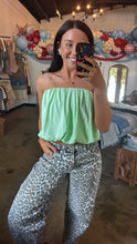 Load image into Gallery viewer, Mint Bubble Tube Top
