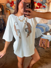 Load image into Gallery viewer, Twin Tiger Distressed Tee
