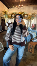 Load image into Gallery viewer, Two Tone Striped Brown
