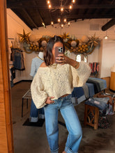 Load image into Gallery viewer, Cream Crochet Cardigan
