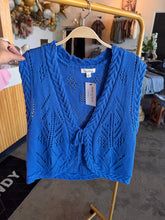 Load image into Gallery viewer, Cobalt Crush Sweater Vest
