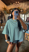 Load image into Gallery viewer, Emerald Striped Tee

