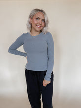 Load image into Gallery viewer, Long Sleeve Basic in Blue
