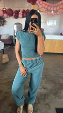 Load image into Gallery viewer, Luxe Lounge Set- Teal
