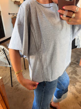 Load image into Gallery viewer, Boxy Short Sleeve Tee - Heather Gray
