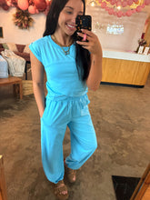 Load image into Gallery viewer, Luxe Lounge Set - Sky Blue
