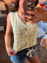 Load image into Gallery viewer, Buttercream Knit Vest

