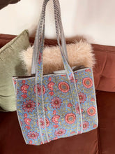 Load image into Gallery viewer, Blue/Pink Tote

