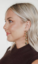Load image into Gallery viewer, Stacked Orb Dangle Earrings- Gold
