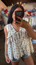 Load image into Gallery viewer, Wildflower Ruffle Top

