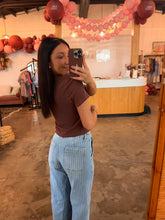 Load image into Gallery viewer, Espresso Cropped Tee
