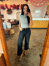 Load image into Gallery viewer, The Signature Wide Leg Denim - Black
