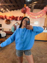 Load image into Gallery viewer, True Blue Cardigan
