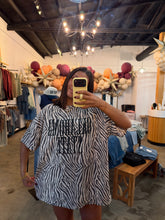 Load image into Gallery viewer, OK State Zebra T-shirt
