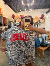 Load image into Gallery viewer, OU Zebra T-shirt
