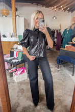 Load image into Gallery viewer, The Dally Black Trouser Jeans
