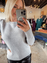 Load image into Gallery viewer, Chic Habits Grey Sweater
