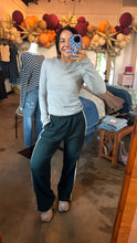 Load image into Gallery viewer, Forest and Cream Waffle Pants
